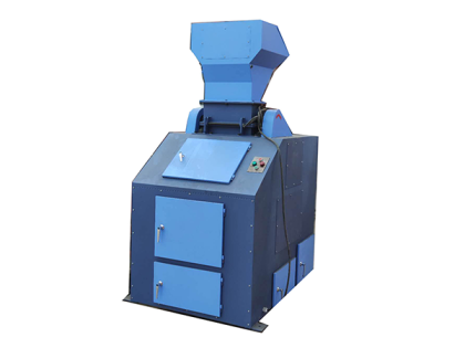 Crushing and shrinking combined sample preparation unit